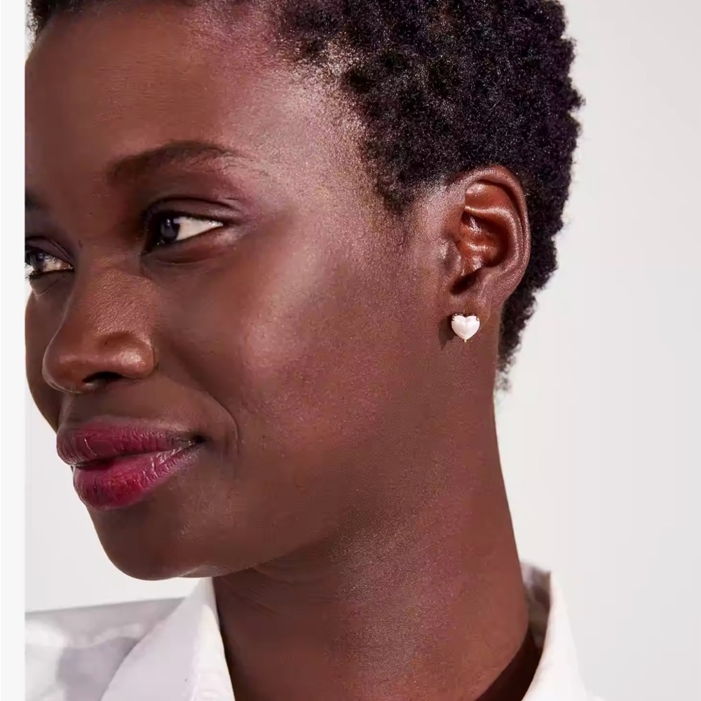 KATE SPADE My Love Heart Stud Earrings - Picture 3 of 6